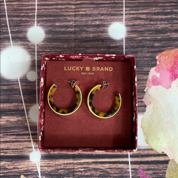 Lucky Brand Jewelry - 🍀New LUCKY BRAND🍀 JWEL4014CV TORTOISE HOOP